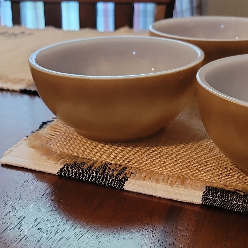 Fire King Tan and Cream Bowl - Picture 2 of 4